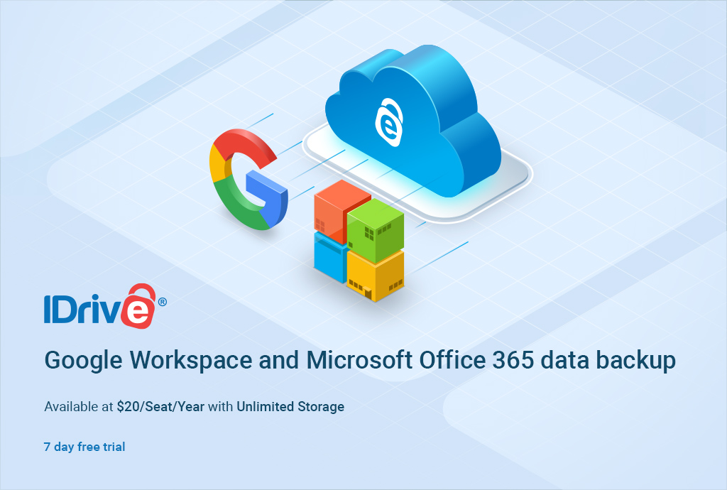 Microsoft 365 Google Workspace Backups